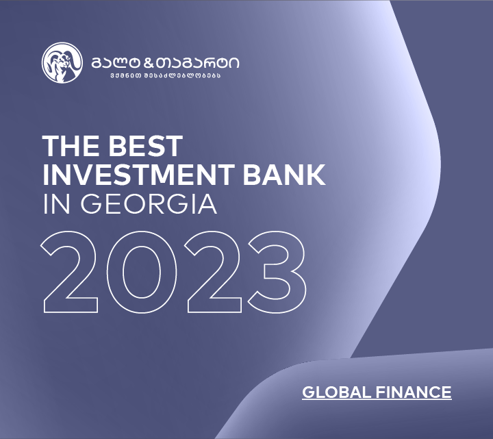 Global Finance named Galt & Taggart among best investment banks in world