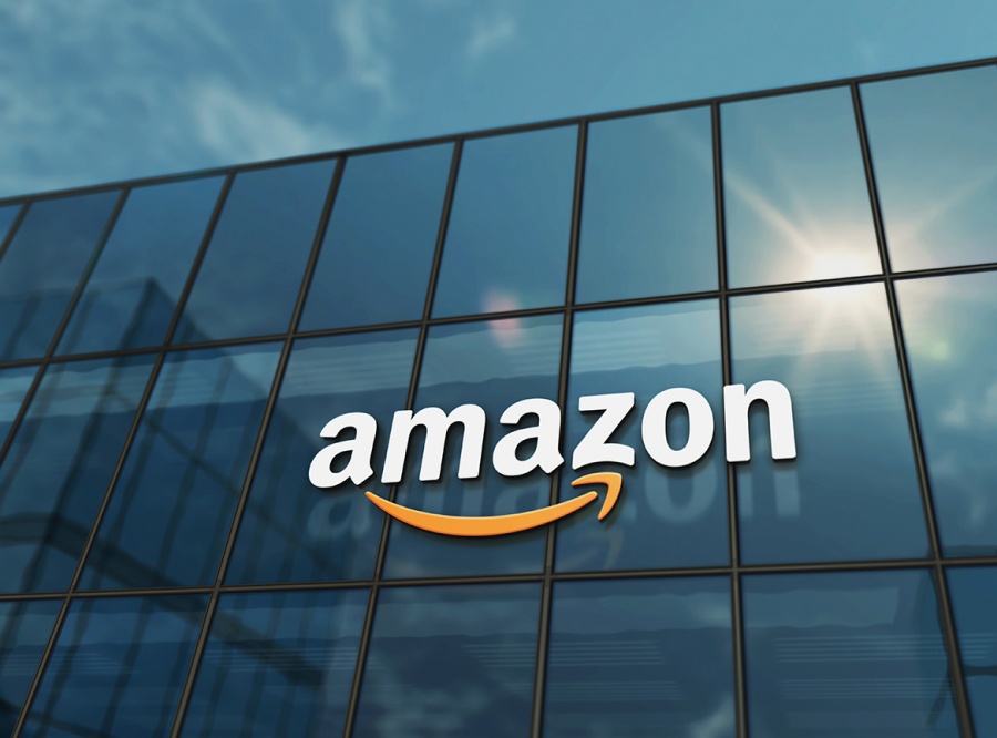 Amazon's stock price increased over 8%