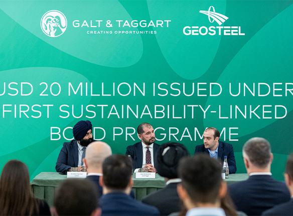 Geosteel LLC Placed Sustainability Bonds with Support from Galt & Taggart